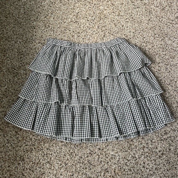 Forever 21 Skirt Black and White Striped Size M - Picture 3 of 3